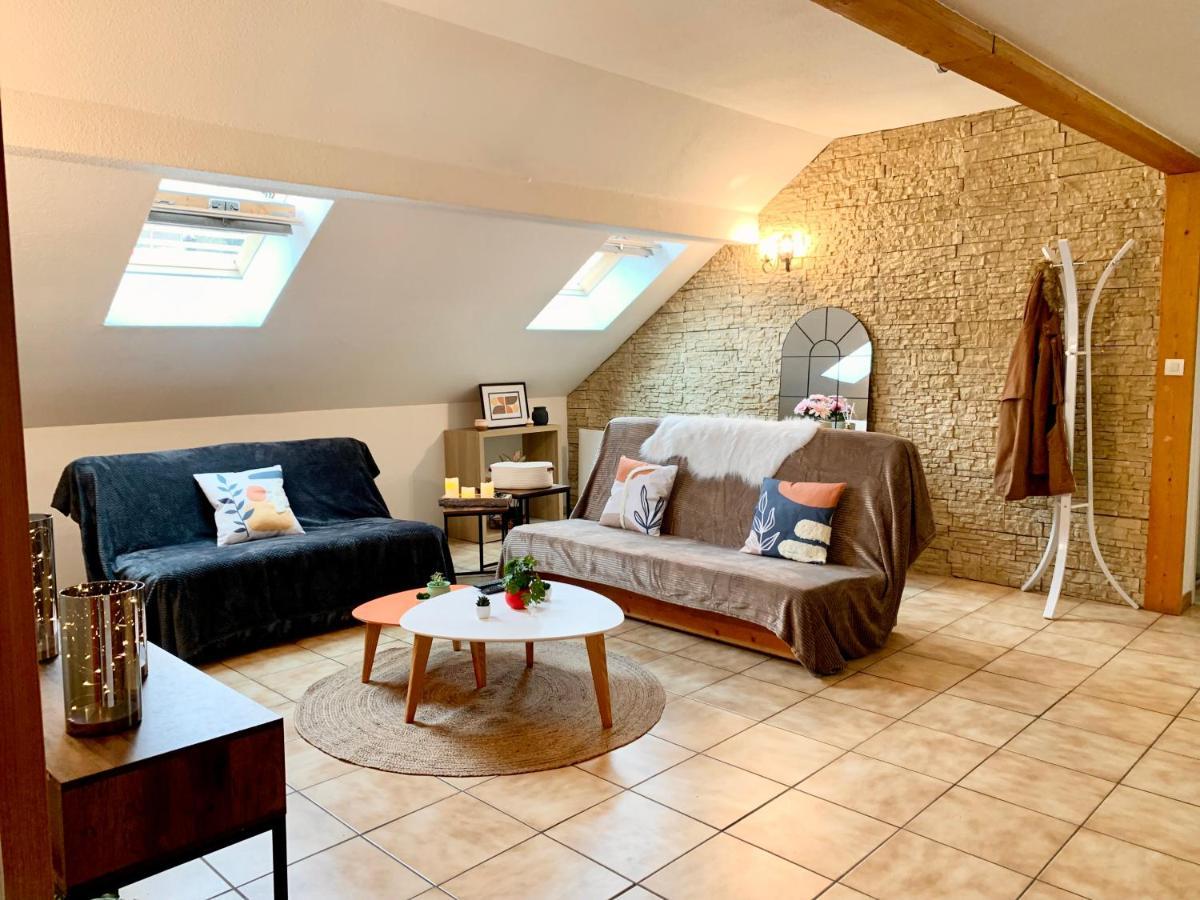 Charmant Appart Sous Toits Proche Chateau Des Ducs Chambéry Exterior foto